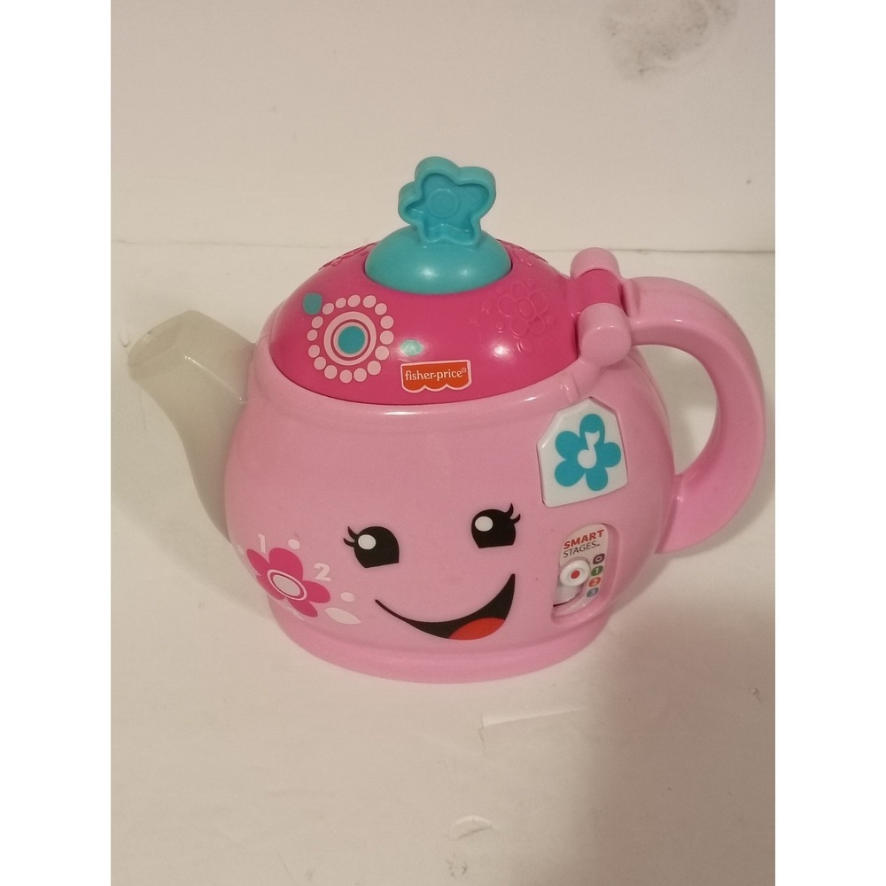 Fisher-Price Laugh & Learn MUSICAL TEA POT Pretend Tested Works - Picture 2 of 9